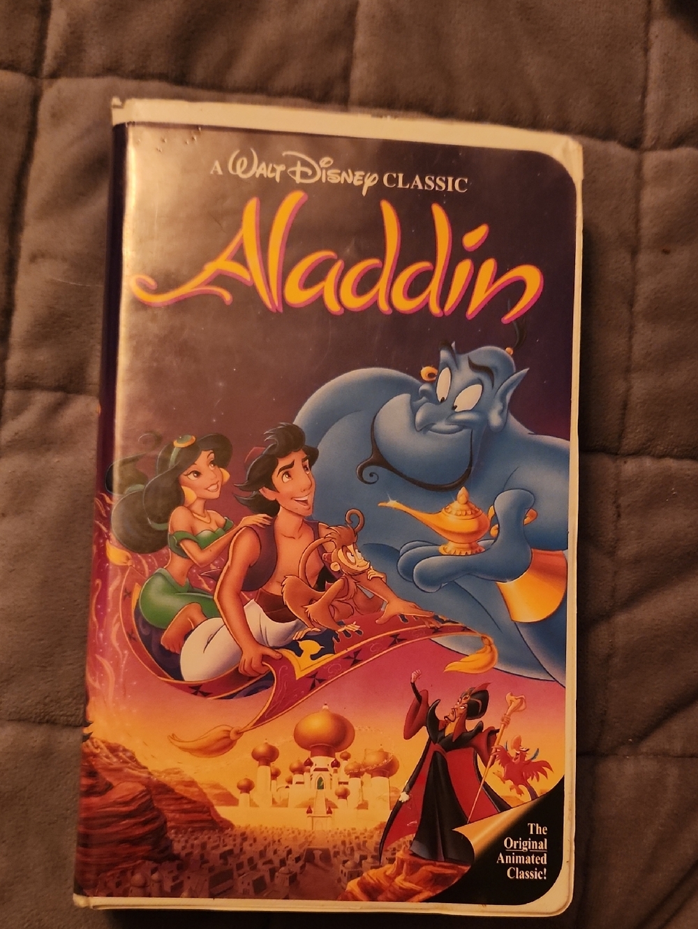 The Classic Black Diamond Walt Disney Aladdin VHS Cover - Colorful